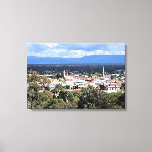 Heart of Stawell and the Grampians Canvas Afdruk (Voorkant)