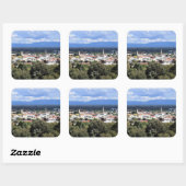 Heart of Stawell and the Grampians Vierkante Sticker (Vel)