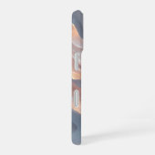 Heart of Summer – Glowing Abstract Blue & Gold Pho iPhone 16 Hoesje (Rechterkant)