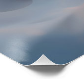 Heart of Summer – Luminous Abstract Blue & Gold Perfect Poster (Hoek)