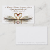 Heart of Swans Wedding Planner Visitekaartje (Voorkant / Achterkant)