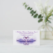Heart of Swans Wedding Planner Visitekaartje (Staand voorkant)