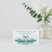 Heart of Swans Wedding Planner Visitekaartje (Staand voorkant)