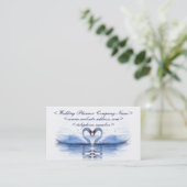 Heart of Swans Wedding Planner Visitekaartje (Staand voorkant)