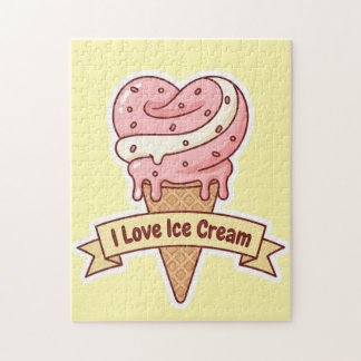 Heart of Sweetness: I Love Ice Cream Legpuzzel