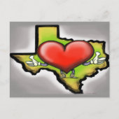 Heart of Texas Briefkaart (Voorkant)