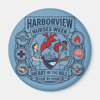 Heart of the Hill Magnet (Design A)
