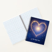 Heart of the Night Sky Notitieboek (Binnen)