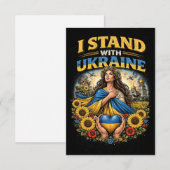 Heart of Ukraine Bedankkaart (Voorkant / Achterkant)