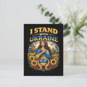 Heart of Ukraine Briefkaart (Staand voorkant)