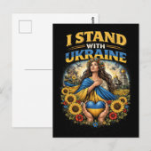 Heart of Ukraine Briefkaart (Voorkant / Achterkant)