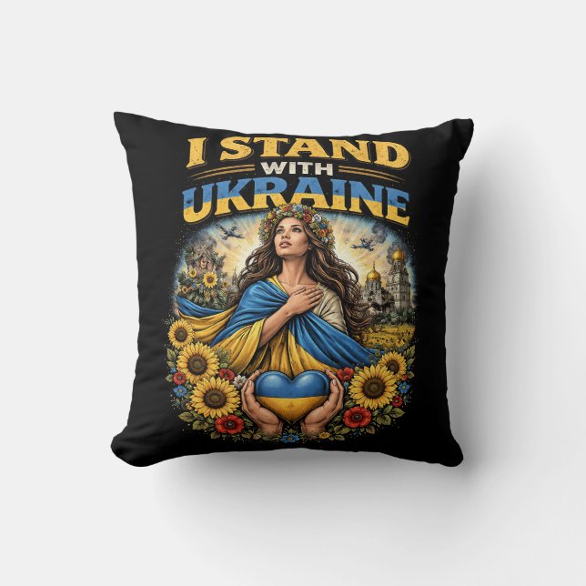 Heart of Ukraine Kussen (Voorkant)
