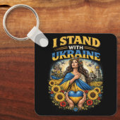 Heart of Ukraine Sleutelhanger (Voorkant)