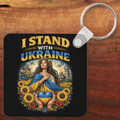 Heart of Ukraine Sleutelhanger (Achterkant)