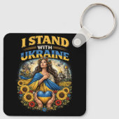 Heart of Ukraine Sleutelhanger (Achterkant)