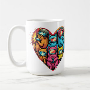 Heart of Welders - Schattigee laskatten Koffiemok