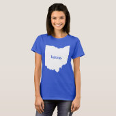 Heart Ohio State Map, Belong T-shirt (Voorkant volledig)