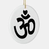 Heart Om Sign - Yoga Ornament (Rechts)