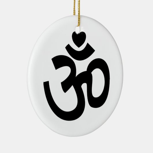 Heart Om Sign - Yoga Ornament (Rechts)