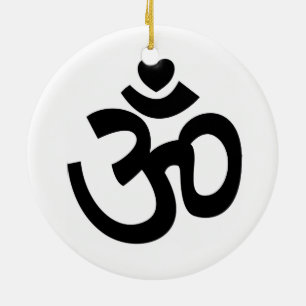 Heart Om Sign - Yoga Ornament