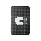 Heart on a House Doormat Badmat (Voorkant Verticaal)