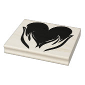 Heart on Fire Rubber Art Stamp Rubberstempel (Stempel)