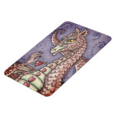 HEART OP EEN VALENTIJN VAN DE BORREL VAN DE PINK V MAGNEET (Linkerzijde)