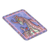 HEART OP EEN VALENTIJN VAN DE BORREL VAN DE PINK V MAGNEET (Rechterzijde)