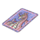 HEART OP EEN VALENTIJN VAN DE BORREL VAN DE PINK V MAGNEET (Linkerzijde)