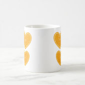 Heart Orange Mug – Cute Citrus Coffee Cup  Koffiemok (Center)