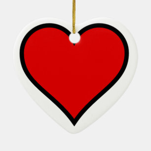 ~Heart~ Ornament, AANGEPAST IT! Keramisch Ornament