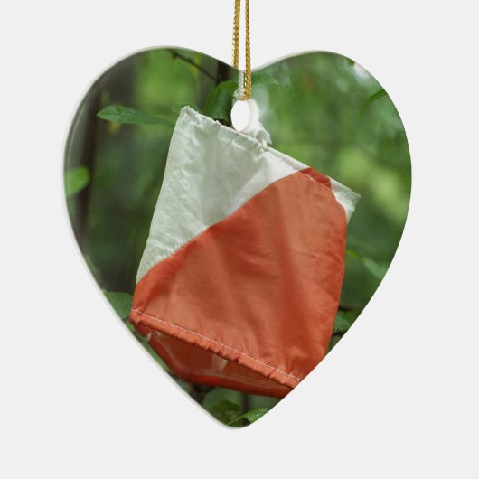 Heart Ornament - orienteervlag (Rechts)