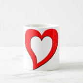 Heart Outline Coffee Mok (Center)