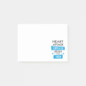 Heart overlevende, ik vocht en won post-it® notes (Voorkant)