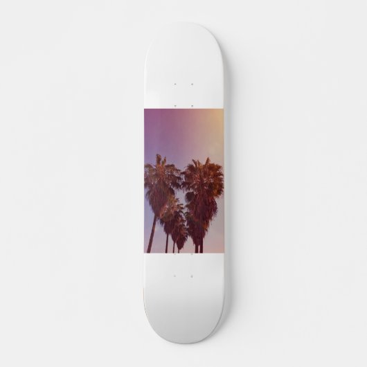 Heart Palm Tree-Schaats Skateboard (Voorkant)