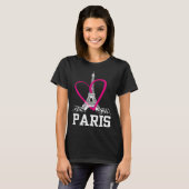 Heart Paris France T-shirt (Voorkant volledig)