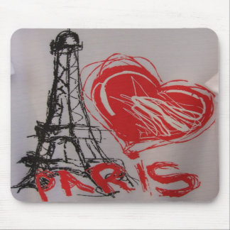 Heart Paris Mousepad Muismat