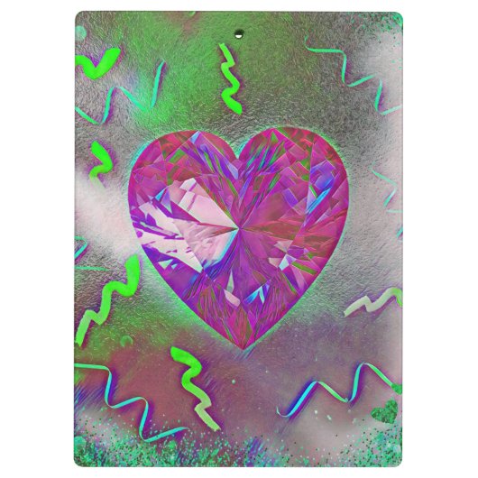 Heart Party Klembord (Achterkant)
