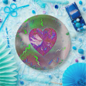 Heart Party Papieren Bordje (Feest)
