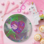 Heart Party Papieren Bordje (Feest)