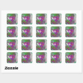 Heart Party Vierkante Sticker (Vel)