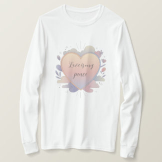 Heart Pastel Illustration T-shirt