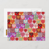 HEART PATCHES BRIEFKAART (Voorkant / Achterkant)