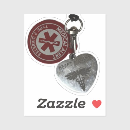 HEART PATIENT STICKER (Vel)
