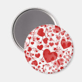 HEART-patroon 7 Magneet (Voorkant / Achterkant)