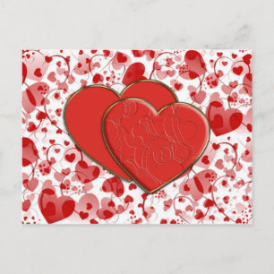 HEART-patroon ART 7 + Heart Duet Briefkaart