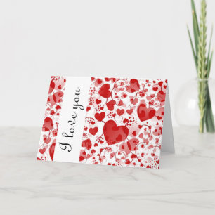 HEART patroon ART 7 + Ik hou van je Kaart