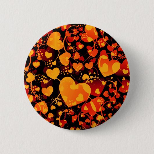 HEART-patroon ART. 8 Ronde Button 5,7 Cm (Voorkant)