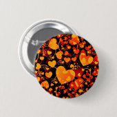 HEART-patroon ART. 8 Ronde Button 5,7 Cm (Voorkant /achterkant)
