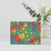 HEART-patroon ART 9 Briefkaart (Staand voorkant)